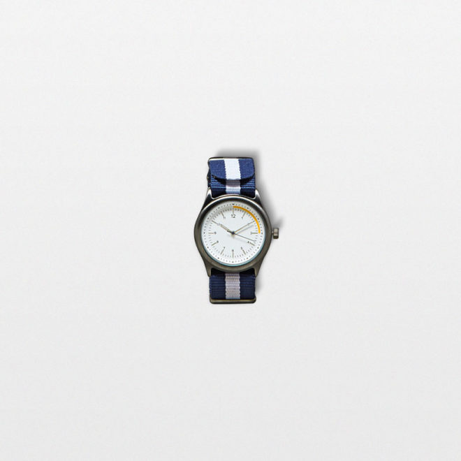 Striped watch